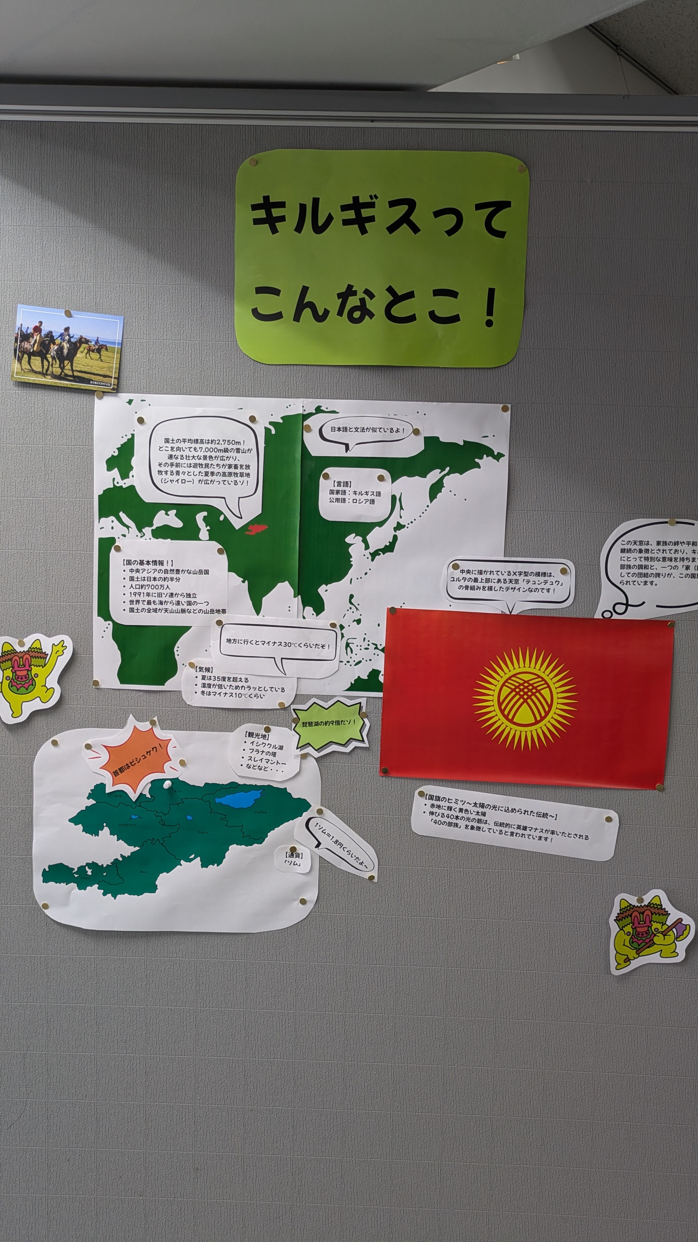 展示「キルギスってこんなとこ！」